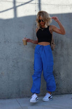 Load image into Gallery viewer, 2 Colors - Drawstring Straight Pants with Pockets Ti Amo I love you
