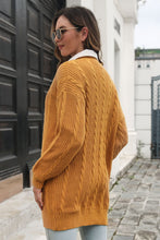 Load image into Gallery viewer, 2 Colors - Open Front Longline Cardigan with Pockets Ti Amo I love you
