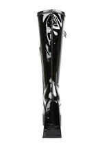 Load image into Gallery viewer, 2 Colors - Patent Leather Pu High Platform Calf Boots Ti Amo I love you
