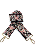 Load image into Gallery viewer, 2 Inches Wide Aztec Tribal Pattern Guitar Strap Ti Amo I love you
