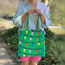 Load image into Gallery viewer, Light Up The Joy Canvas Tote
