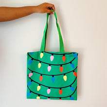 Load image into Gallery viewer, Light Up The Joy Canvas Tote
