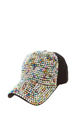 Load image into Gallery viewer, Metal Feel Studded Baseball Cap
