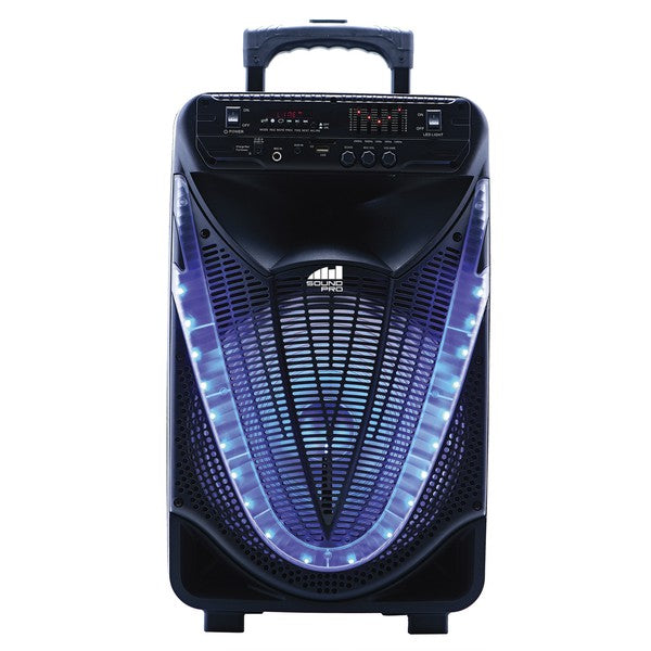 Naxa Portable 12 inch BT Speaker w Disco Lights