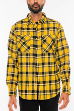 Load image into Gallery viewer, Long Sleeve Flannel Full Plaid Checkered Shirt
