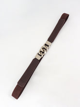 Load image into Gallery viewer, Zinc Alloy Buckle Elastic PU Belt

