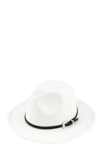 Load image into Gallery viewer, Basic Buckle Fedora Hat
