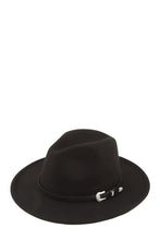 Load image into Gallery viewer, Basic Buckle Fedora Hat
