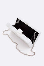Load image into Gallery viewer, Glitter BRIDE Acrylic Box Clutch
