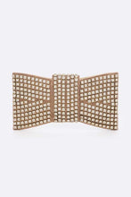 Load image into Gallery viewer, Rhinestone Bowtie Iconic Clutch Bag
