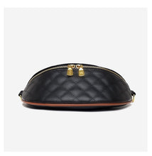 Load image into Gallery viewer, Myra Quilted Leather Crescent Sling Bag
