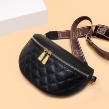Load image into Gallery viewer, Myra Quilted Leather Crescent Sling Bag
