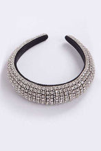 Load image into Gallery viewer, Rhinestone Statement Puffy Headband
