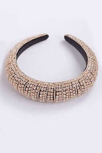 Load image into Gallery viewer, Rhinestone Statement Puffy Headband
