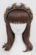 Load image into Gallery viewer, Pearl Accent Iconic Full Stone Headband
