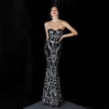 Load image into Gallery viewer, Wedding Short Front Long Back Sequ Long Formal Dress Prom Party Etiquette Celebration Evening Dress

