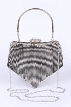 Load image into Gallery viewer, Fringe Rhinestone Box Clutch Bag
