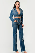 Load image into Gallery viewer, Cool Chick Denim Pant Set
