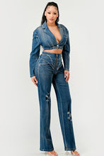 Load image into Gallery viewer, Cool Chick Denim Pant Set
