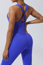 Load image into Gallery viewer, Crisscross Wide Strap Sleeveless Jumpsuit
