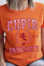 Load image into Gallery viewer, Cupid University Sequined Short Sleeve
