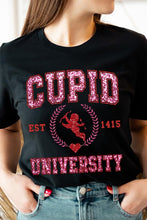 Load image into Gallery viewer, Cupid University Sequined Short Sleeve
