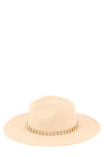 Load image into Gallery viewer, Rhinestone Accent Fedora Hat
