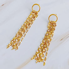 Load image into Gallery viewer, Chain Drape Dangle Earrings
