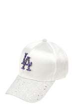 Load image into Gallery viewer, Rhinestone LA Charm Sparkle Baseball Cap
