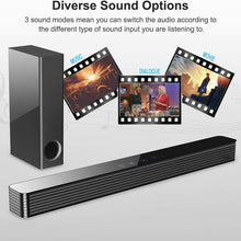 Load image into Gallery viewer, Norcent KB2020 Black Mamba Series BT Sound Bar
