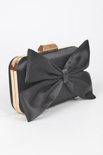 Load image into Gallery viewer, Satin Bowtie Box Clutch
