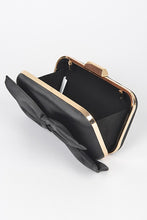 Load image into Gallery viewer, Satin Bowtie Box Clutch
