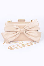 Load image into Gallery viewer, Satin Bowtie Box Clutch
