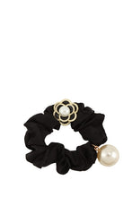 Load image into Gallery viewer, Flower and Pearl Charm Hair Ties
