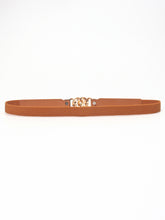 Load image into Gallery viewer, Zinc Alloy Buckle Elastic PU Belt
