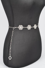 Load image into Gallery viewer, Flower Filigree Station Chain Belt
