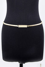 Load image into Gallery viewer, Simple Buckle Fashion Stretch Chain Belt
