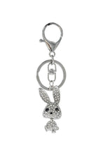 Load image into Gallery viewer, Rhinestone Bunny Key Holder Key Chain
