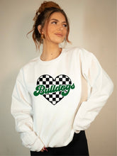 Load image into Gallery viewer, Green Checkered Bulldogs Crewneck Sweatshirt
