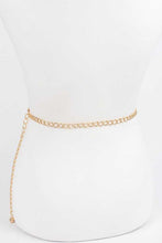 Load image into Gallery viewer, Bejewel Statement Chain Belt
