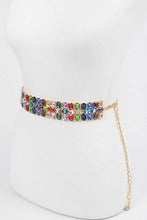 Load image into Gallery viewer, Bejewel Statement Chain Belt
