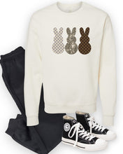 Load image into Gallery viewer, 3 Checkered Bunny Graphic Sweatshirt
