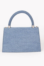 Load image into Gallery viewer, Studded Top Handle Denim Swing Bag
