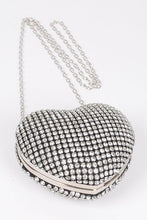 Load image into Gallery viewer, Rhinestone Heart Shape Box Clutch
