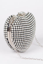 Load image into Gallery viewer, Rhinestone Heart Shape Box Clutch
