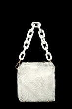 Load image into Gallery viewer, Amoeba Print Transparent Box Shape Bag
