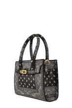 Load image into Gallery viewer, Amoeba Print Rectangular Bag with Buckle Accent
