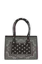 Load image into Gallery viewer, Amoeba Print Rectangular Bag with Buckle Accent
