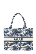 Load image into Gallery viewer, AMOUR Tropical Oblique Book Tote Bag
