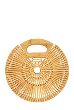 Load image into Gallery viewer, Natural Bamboo Ark Hand Round Clutch
